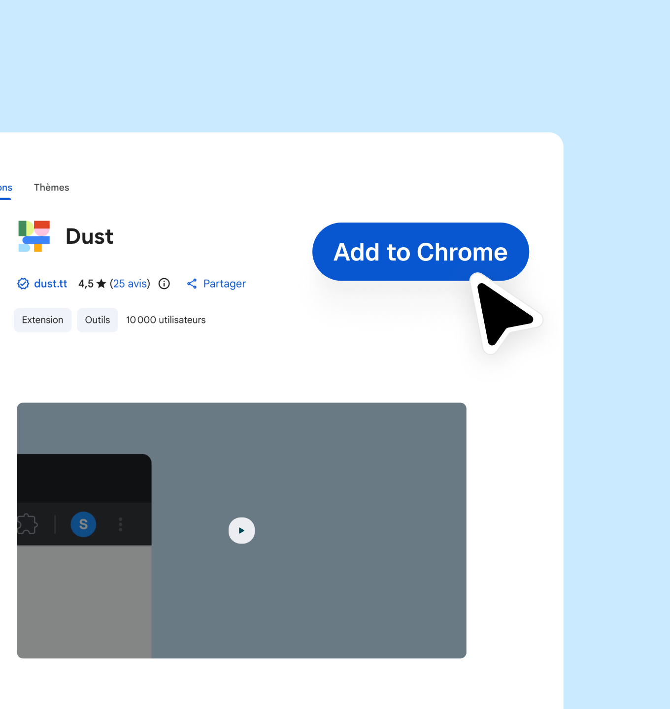 Chrome Web Store installation