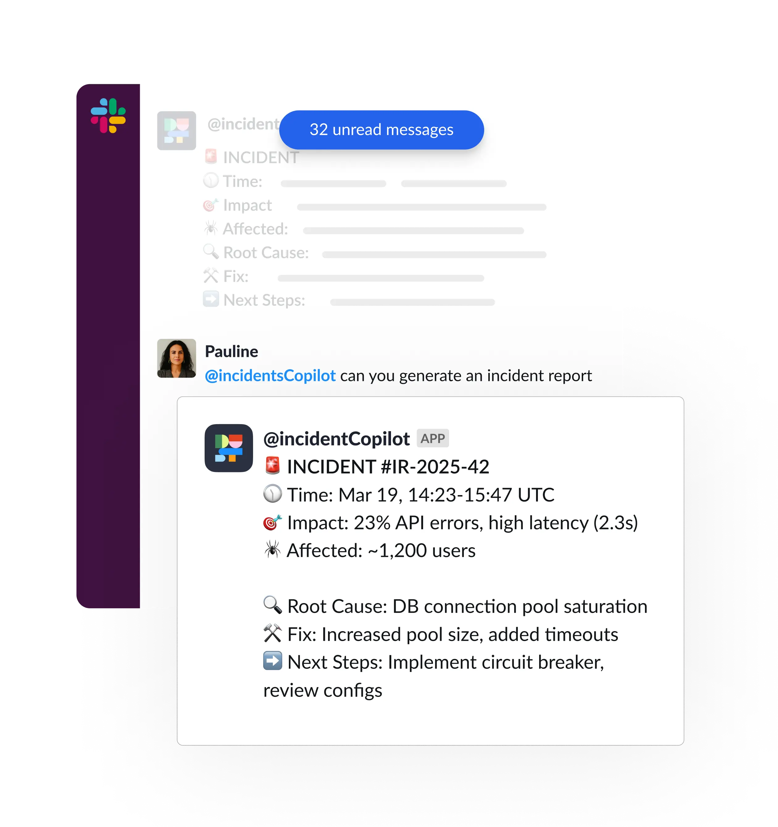 Support operations Features